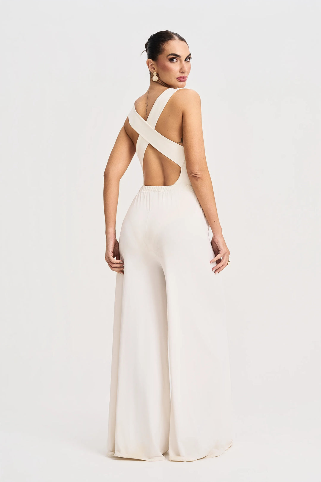 Calça Ample E-Cru